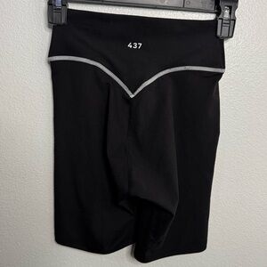 437 Four Three Seven Black Shorts
